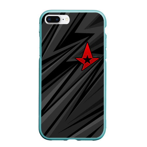 Чехол для iPhone 7Plus/8 Plus матовый Astralis - монохромный, цвет мятный