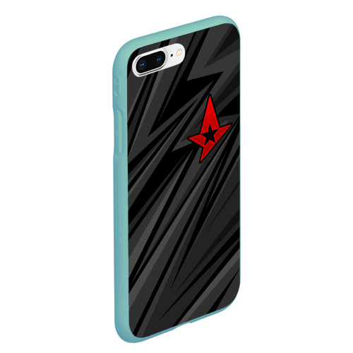 Чехол для iPhone 7Plus/8 Plus матовый Astralis - монохромный, цвет мятный - фото 3