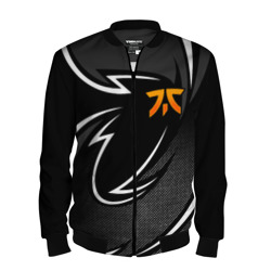 Мужской бомбер 3D Fnatic - white line