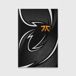 Обложка для паспорта матовая кожа Fnatic - white line