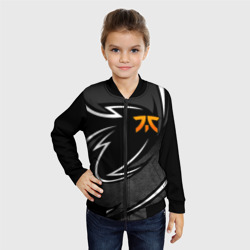 Детский бомбер 3D Fnatic - white line - фото 2