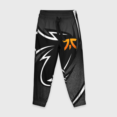 Детские брюки 3D Fnatic - white line, цвет 3D печать