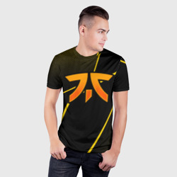 Мужская футболка 3D Slim Fnatic - CSGO - gold edition - фото 2