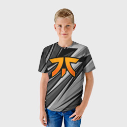 Детская футболка 3D Fnatic - монохромная - фото 2