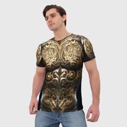 Мужская футболка 3D Железный воин - фото 2