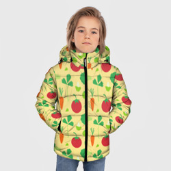 Зимняя куртка для мальчиков 3D Овощной рацион - фото 2