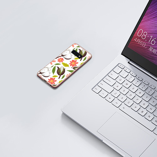 Чехол для Samsung S10E с принтом Цветочная сказка, фото #5