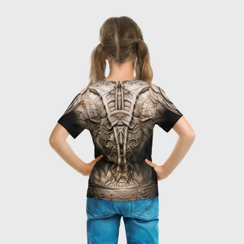 Детская футболка 3D Воин будущего, цвет 3D печать - фото 6