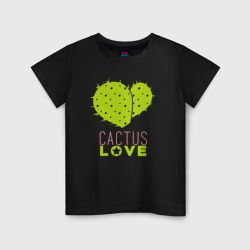 Детская футболка хлопок Cactus love