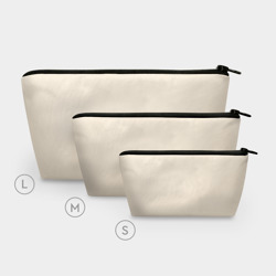 Косметичка 3D Однотонный бежевый без рисунка - фото 2