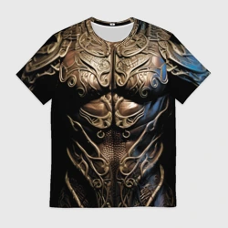 Мужская футболка 3D Воин - доспехи будущего