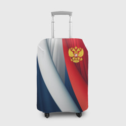 Чехол для чемодана 3D Герб России абстракция