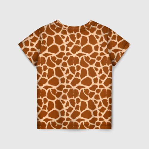 Детская футболка 3D Шкура Жирафа - Giraffe, цвет 3D печать - фото 2