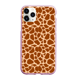 Чехол для iPhone 11 Pro Max матовый Шкура Жирафа - Giraffe