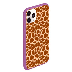 Чехол для iPhone 11 Pro Max матовый Шкура Жирафа - Giraffe - фото 2