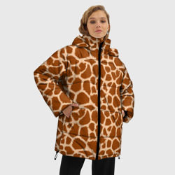 Женская зимняя куртка Oversize Шкура Жирафа - Giraffe - фото 2