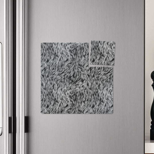 Магнитный плакат 3Х3 Густой серый мех - фото 4