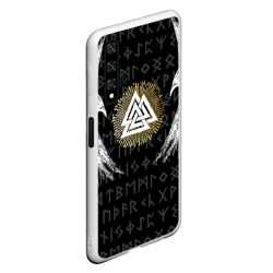 Чехол для Honor 20 Крылья ворона и скандинавская руна - фото 2