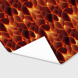 Бумага для упаковки 3D Огненная мозаичная текстура - фото 2