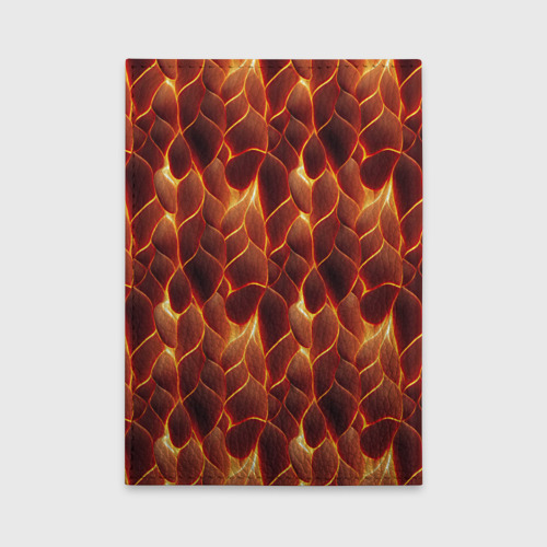 Обложка для автодокументов Огненная мозаичная текстура, цвет ярко-розовый - фото 2
