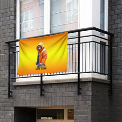 Флаг-баннер Обезьяна в капюшоне - жизнь игра - фото 2