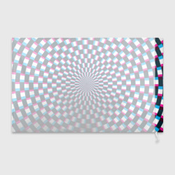 Флаг 3D Оптическая иллюзия глитч - фото 2