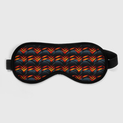 Orange abstract black – Маска для сна с принтом купить
