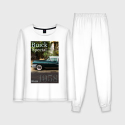 Женская пижама с лонгсливом хлопок Buick Special обложка журнала ретро