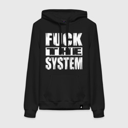 Женская толстовка хлопок SoD - f**k the system