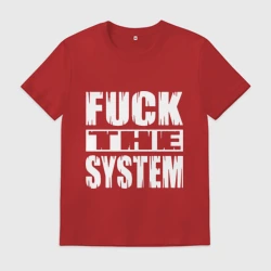 Мужская футболка хлопок SoD - f**k the system