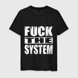 Мужская футболка хлопок SoD - f**k the system