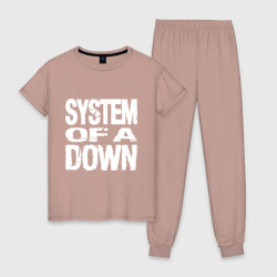 Женская пижама хлопок SoD - System of a Down