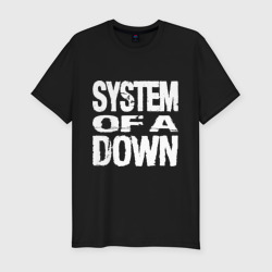 Мужская футболка хлопок Slim SoD - System of a Down