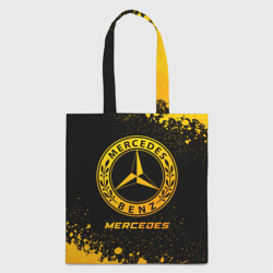 Шоппер 3D Mercedes - gold gradient