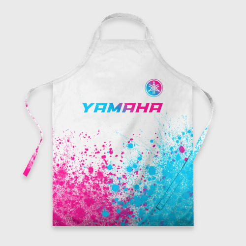 Фартук 3D Yamaha neon gradient style: символ сверху