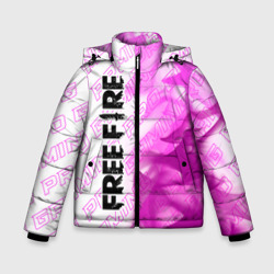 Зимняя куртка для мальчиков 3D Free Fire pro gaming: по-вертикали