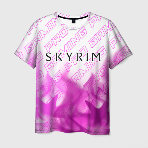 Мужская футболка 3D Skyrim pro gaming: символ сверху, цвет 3D печать