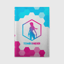 Обложка для автодокументов Tomb Raider neon gradient style