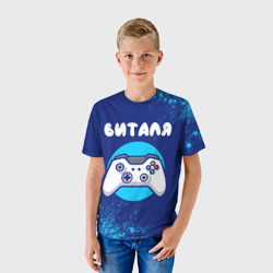 Детская футболка 3D Виталя геймер - фото 2