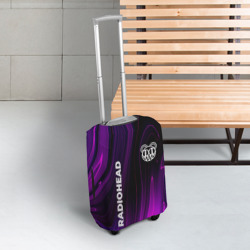 Чехол для чемодана 3D Radiohead violet plasma - фото 2