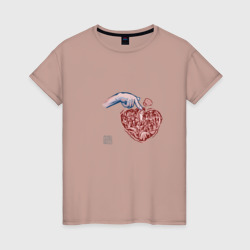 Коллекция – Женская футболка хлопок с принтом купить со скидкой в -20%
