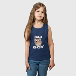 Детская майка хлопок Bad boy надпись плохой мальчик - фото 2