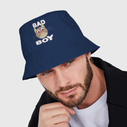 Мужская панама хлопок Bad boy надпись плохой мальчик - фото 2