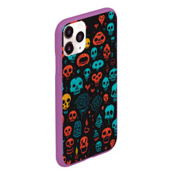 Чехол для iPhone 11 Pro Max матовый Skull party - фото 2