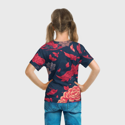 Детская футболка 3D с принтом Братец лис, вид сзади #2