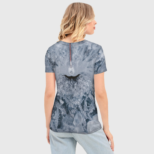 Женская футболка 3D Slim Ледяной покров, цвет 3D печать - фото 4