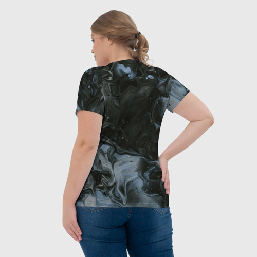 Женская футболка 3D Тьма и лёд, цвет 3D печать - фото 7