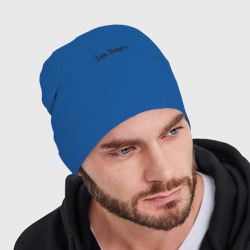 Мужская шапка демисезонная Calm dangers black 2 side - фото 2