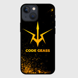 Чехол для iPhone 13 mini Code Geass - gold gradient