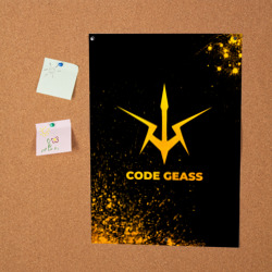 Постер Code Geass - gold gradient - фото 2
